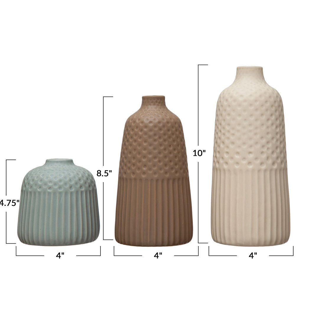 Mamady Various Stoneware Vases with Matte Glaze Bungalow Rose