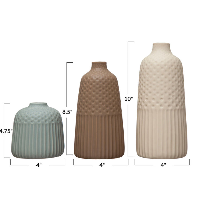 Mamady Various Stoneware Vases with Matte Glaze Bungalow Rose
