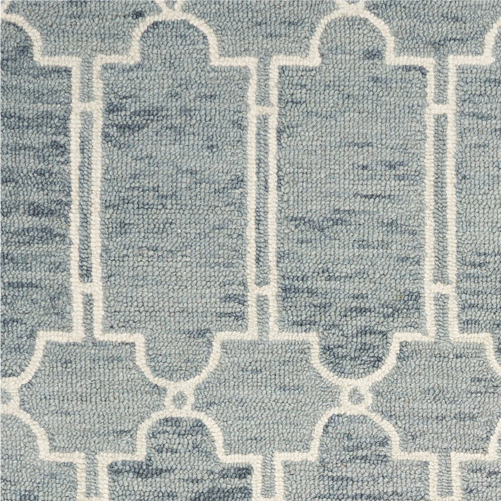 McAlester Geometric Handmade Tufted Wool Gray Area Rug House of Hampton® Rug Size: Rectangle 9' x 12'