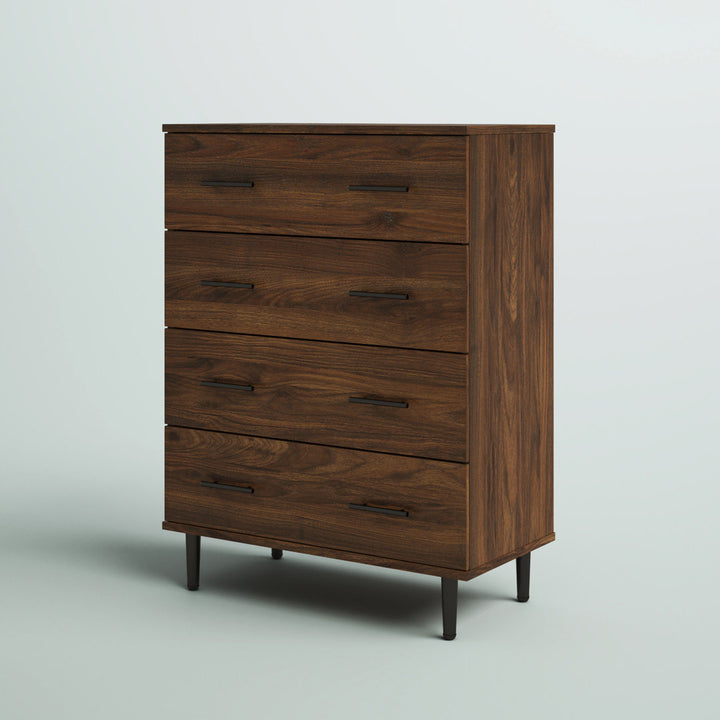 Cambi 4 Drawer 30" W Chest Wade Logan® Color: Dark Walnut/Dark Walnut