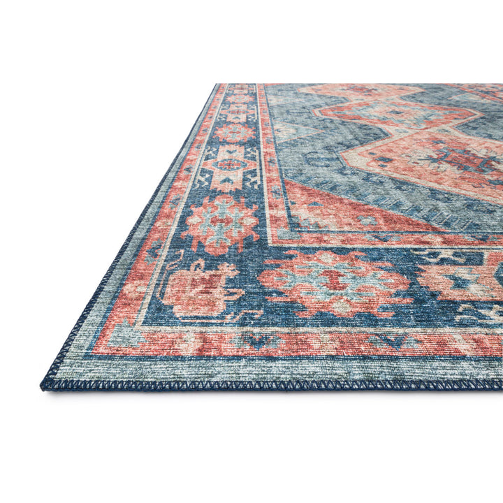 Gelo Turquoise/Terracotta Area Rug Bungalow Rose Rug Size: Square 1'6"