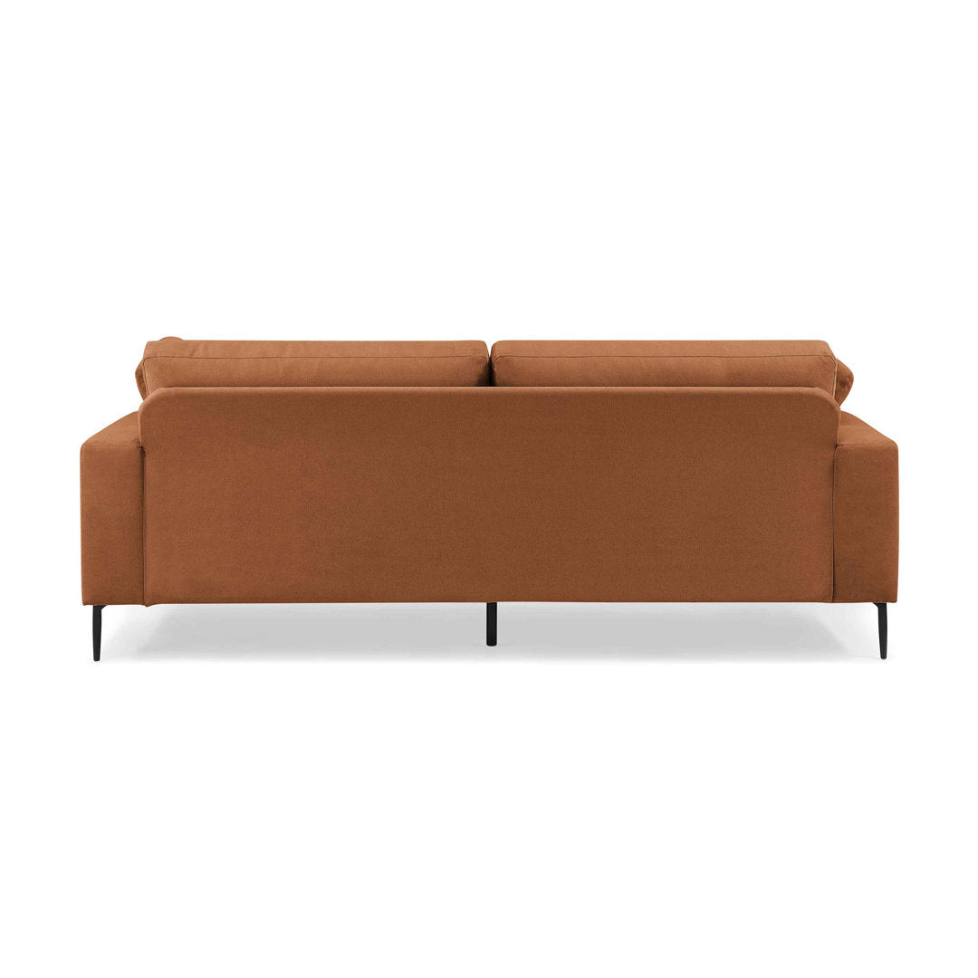 Jeses MINIMORE Modern Style Etta 84.3" Mid-Century Modern Design Sofa Corrigan Studio® Fabric: Curry Polyester Blend