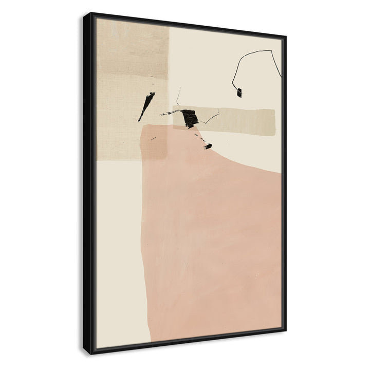 Soft Tempo - Floater Frame Painting on Canvas Joss & Main Frame Color: Black Framed Size: 37.5" H x 25.5" W