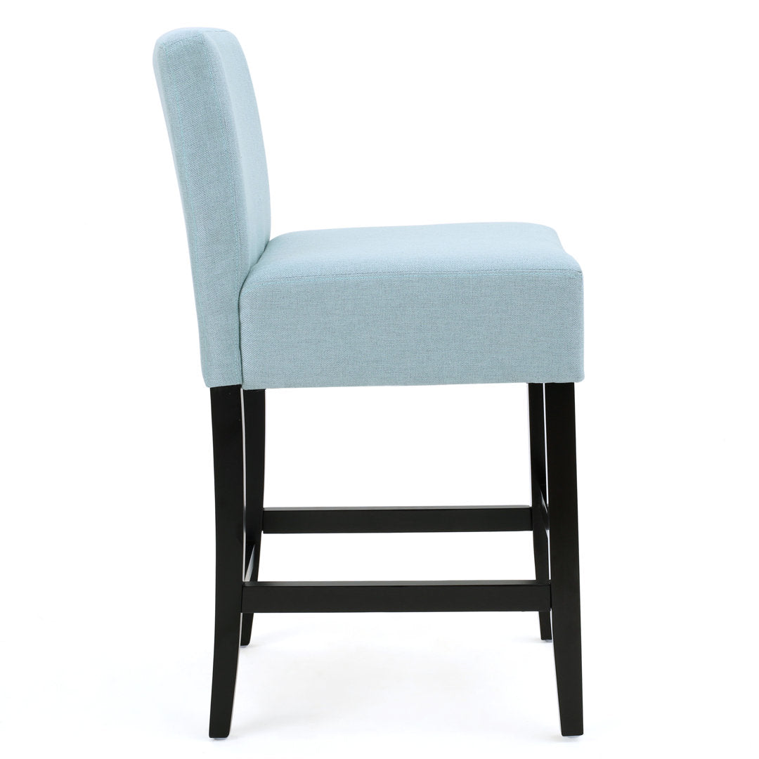 Ingleside Stool (Set of 2) Latitude Run® Seat Color: Light Blue Seat Height: Counter Stool (26" Seat Height)