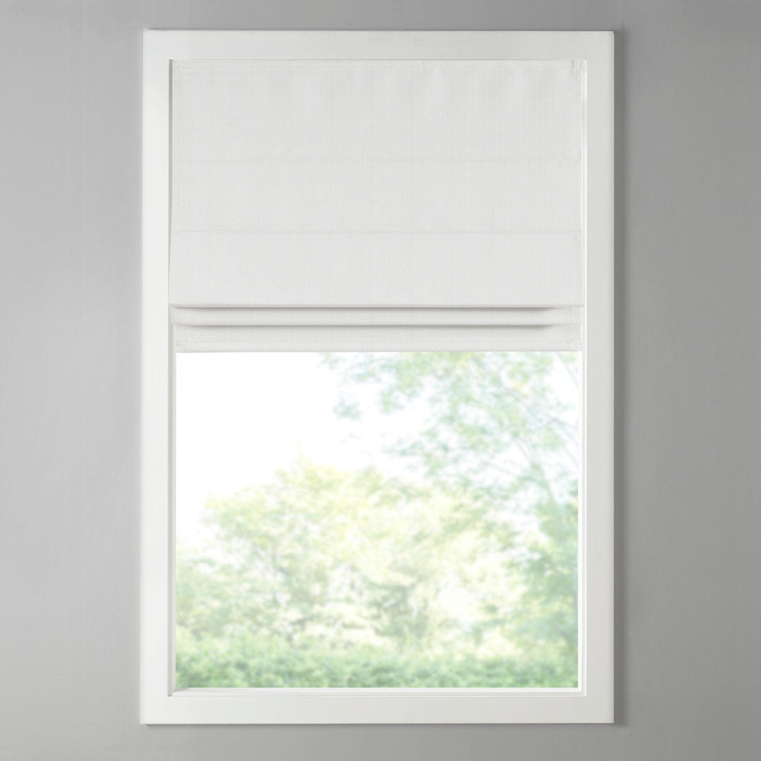 Galen Basketweave Cordless Room Darkening Roman Shade Madison Park Length & Width: 31"W x 64"L