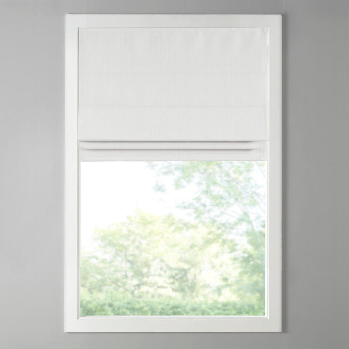 Galen Basketweave Cordless Room Darkening Roman Shade Madison Park Length & Width: 31"W x 64"L