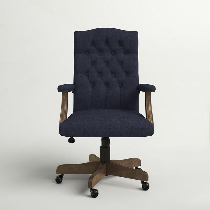 Mayson Executive Chair Three Posts™ Upholstery Color: Blue