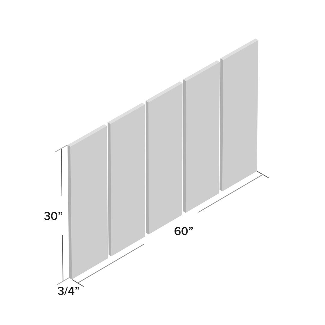 Painted Petals XXXIV by Tristan Scott - 5 Piece Wrapped Canvas Graphic Art Print Wade Logan®