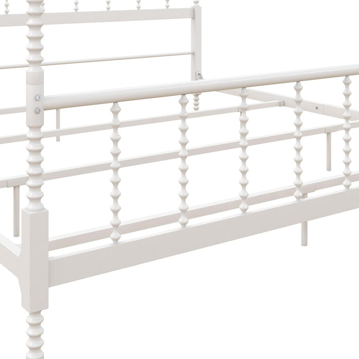 Frankie Low Profile Canopy Bed Kelly Clarkson Home Color: White Size: Queen