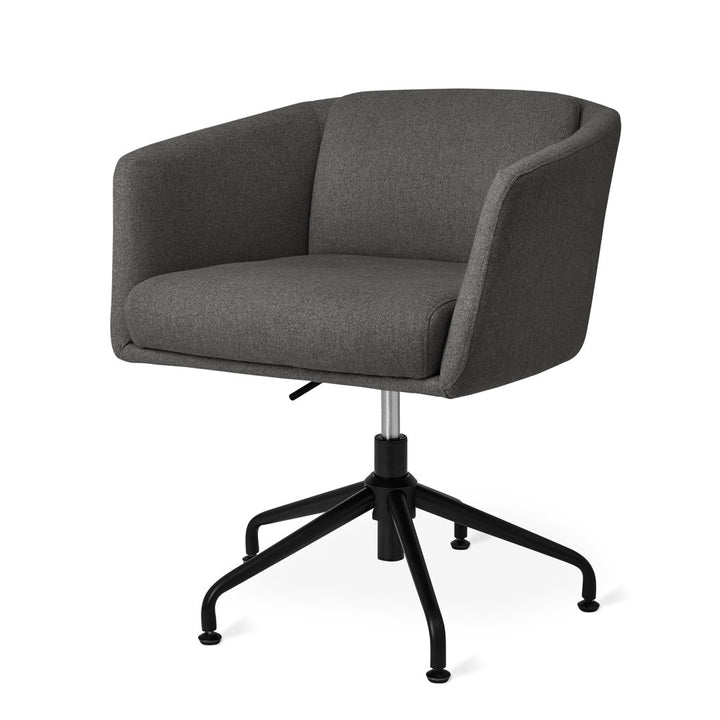 Radius Chair Gus* Modern Upholstery: Stockholm Graphite Performance Twill