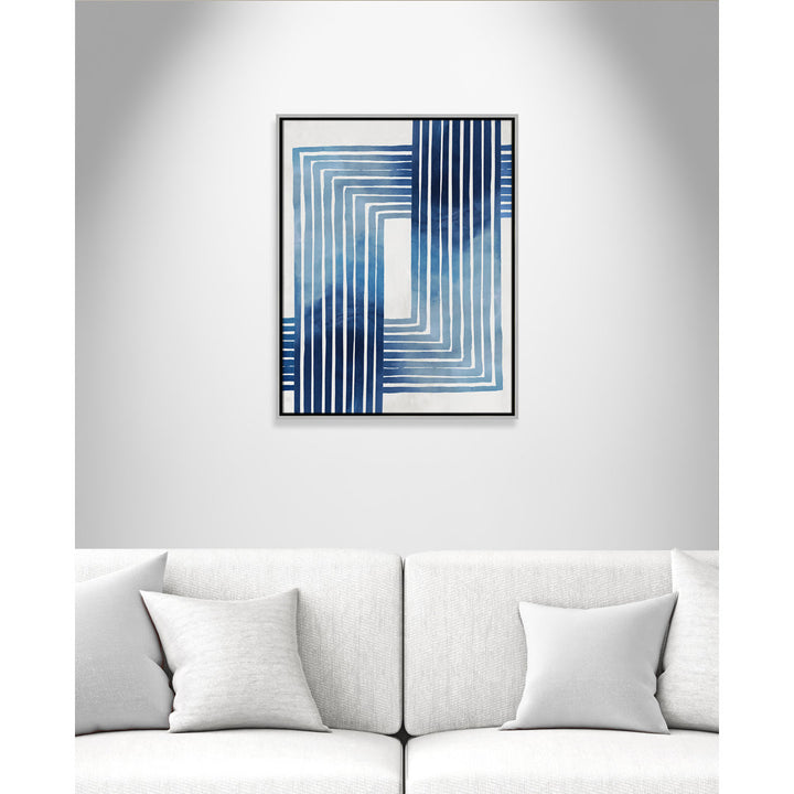 In Unison by Eva Watts - Painting Print Joss & Main Size: 29.5" H x 23.5" W x 2" D Format: Silver Framed Canvas