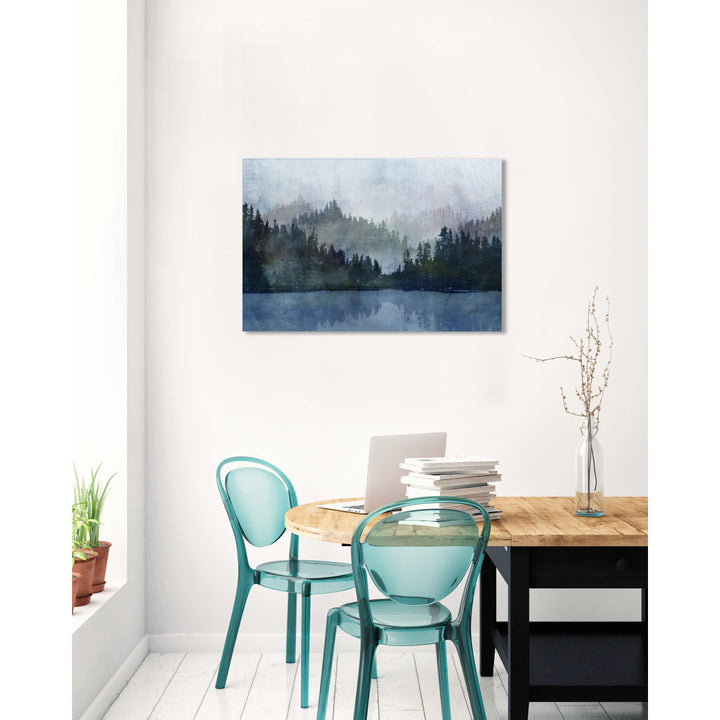 Blue Lake' Painting Print on Canvas Latitude Run®
