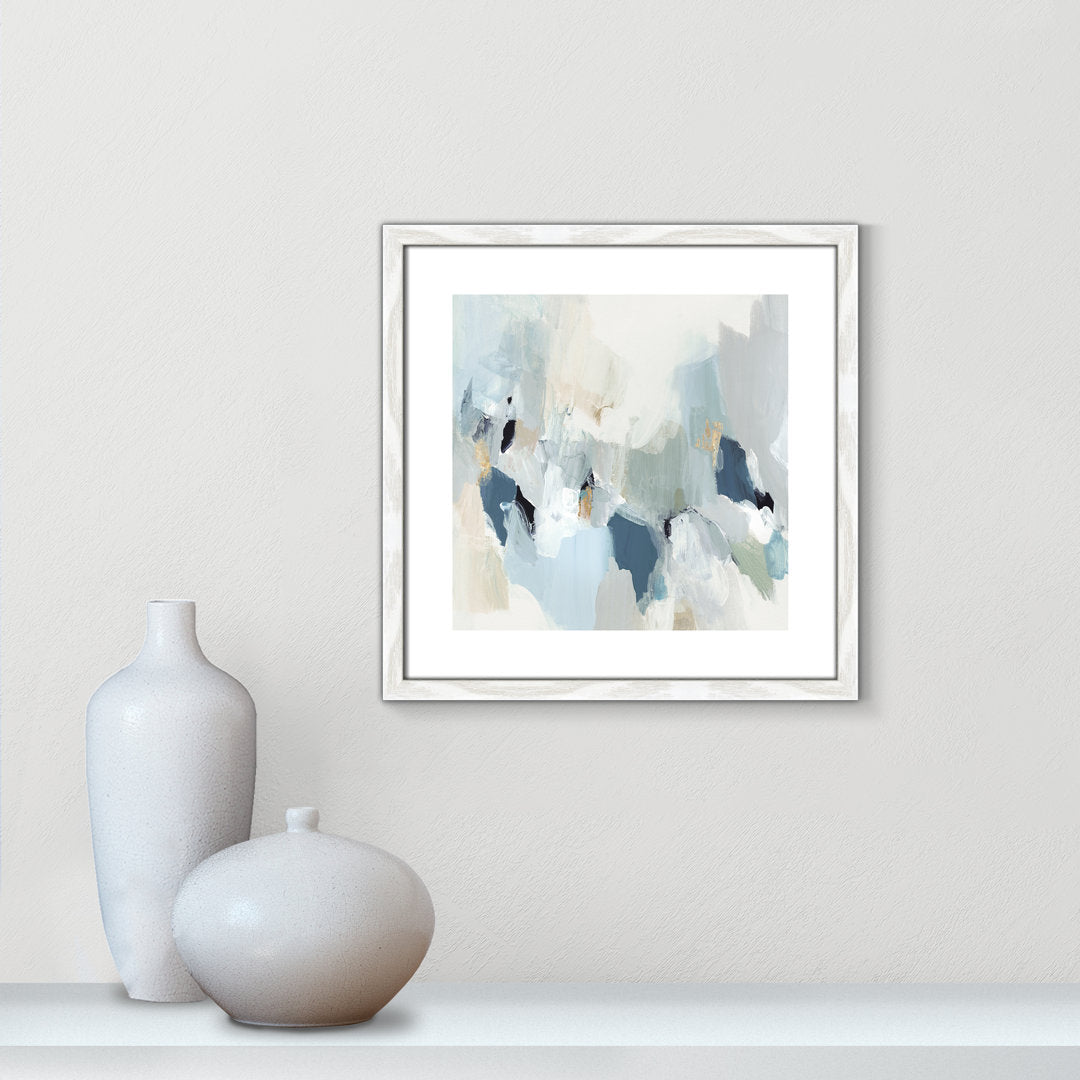 Little Talks II by Isabelle Z - Picture Frame Print on Canvas Casa Fine Arts Size: 18.25" H x 18.25" W x 0.75" D Format: White Wood Framed Paper