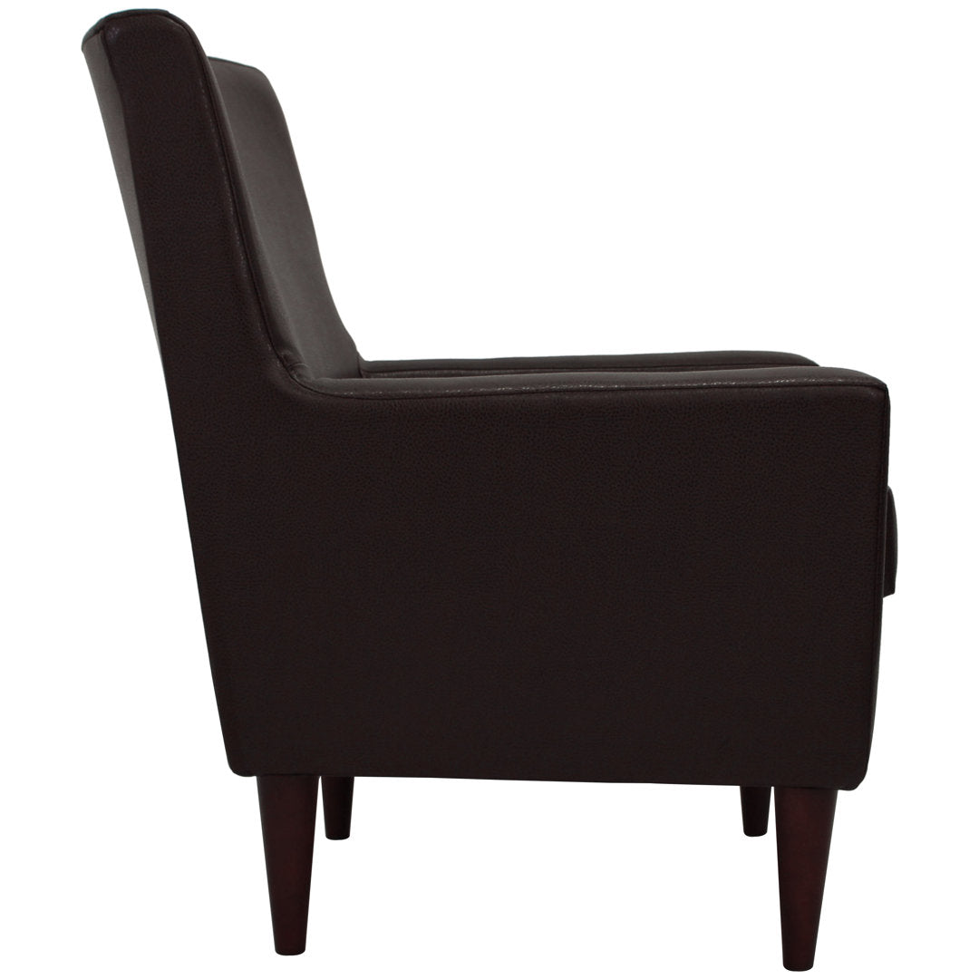 Donham Wide Armchair Zipcode Design™ Upholstery Color: Walnut