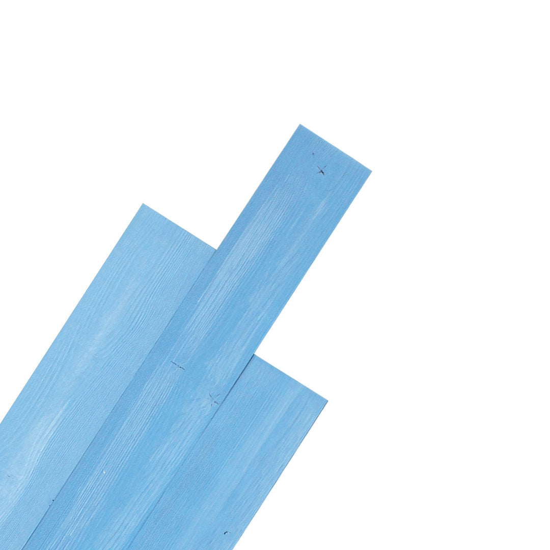 5" x 47" Reclaimed Peel and Stick Engineered Wood Wall Paneling e-Joy Color: Sky Blue