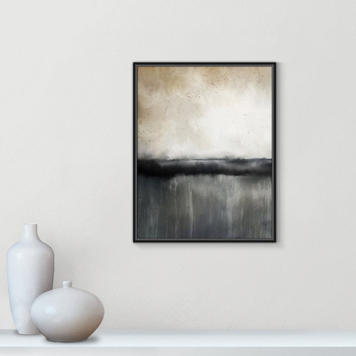 Sunset by Kimberly Allen Print Joss & Main Size: 29.5" H x 23.5" W x 2" D Format: Black Framed Canvas