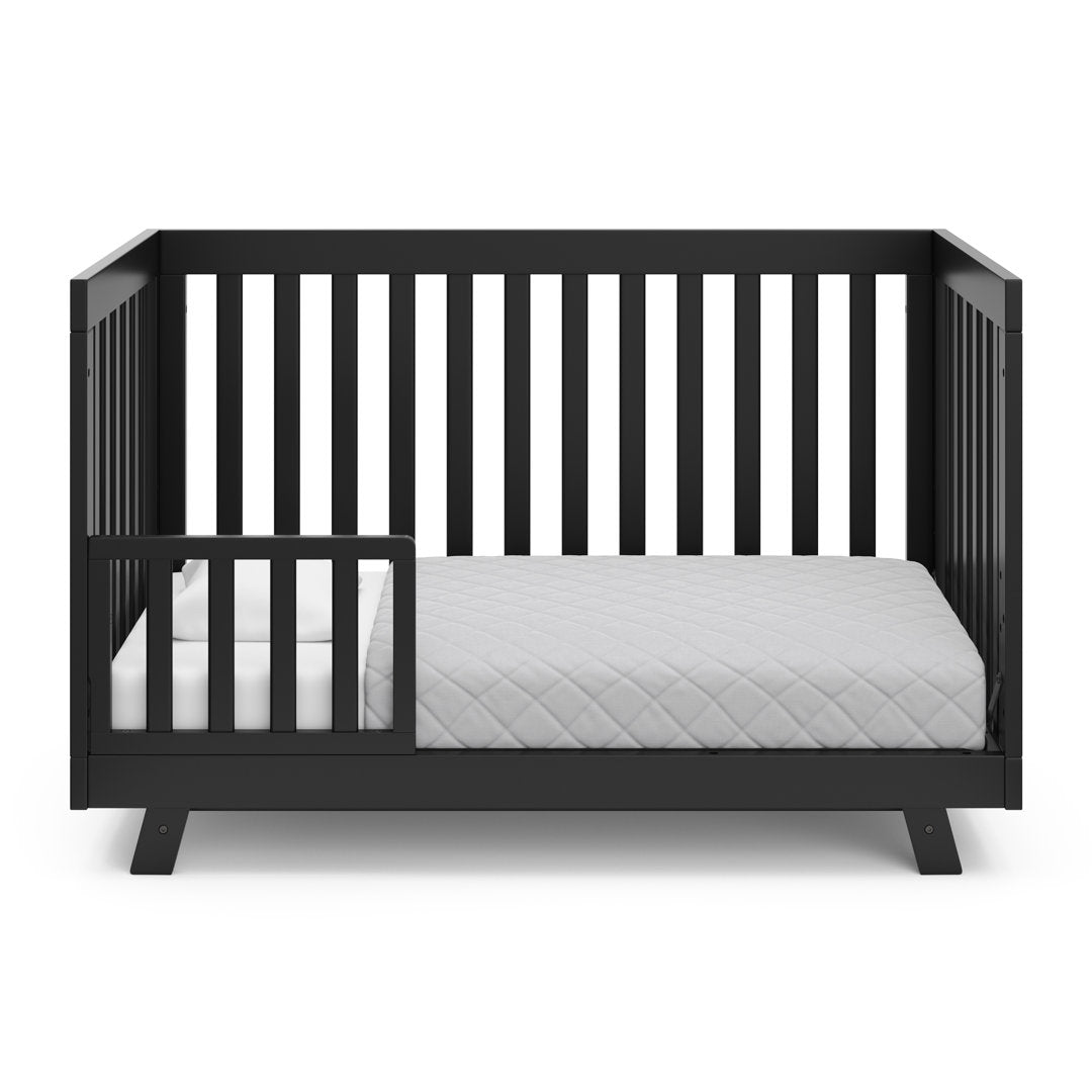 Beckett 3-in-1 Convertible Crib Storkcraft Color: Black Pieces Included: Crib