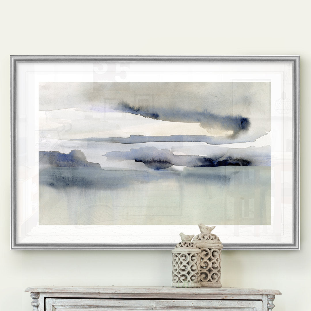 Passing Through II - Painting Mercury Row® Size: 32" H x 24" W x 1" D Format: Wrapped Canvas