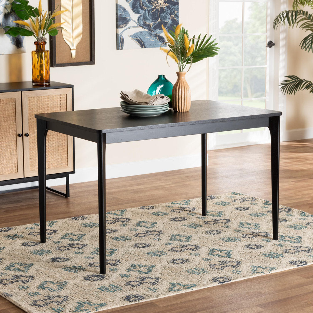 Kylani Dining Table Ebern Designs Color: Black