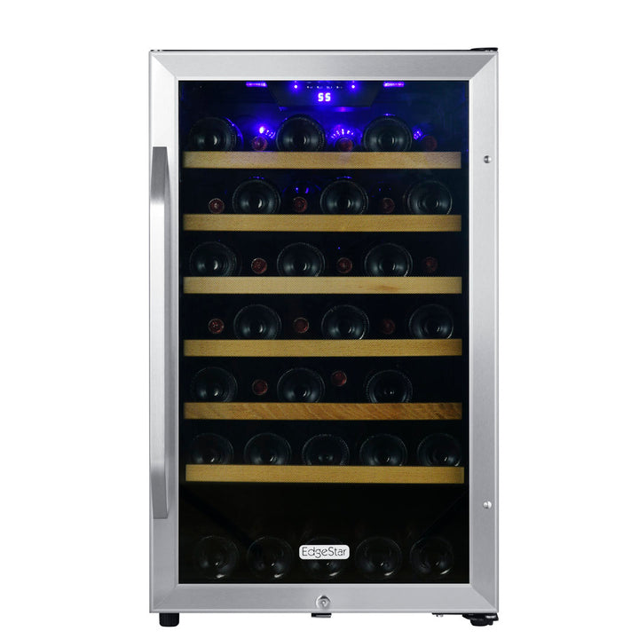 44 Bottle Single Zone Freestanding Wine Refrigerator EdgeStar