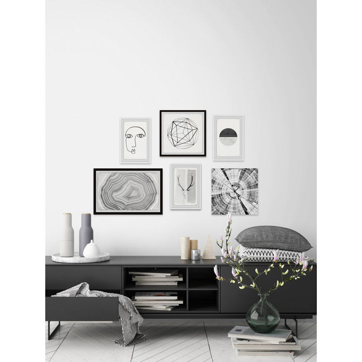 Radial Forms' Hexaptych Highland Dunes