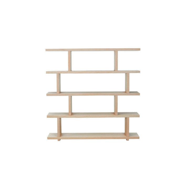 Annora 63" H x 63" W Geometric Bookcase AllModern Color: Natural