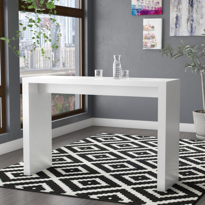 Aminia Counter Height Dining Table Wade Logan® Color: White