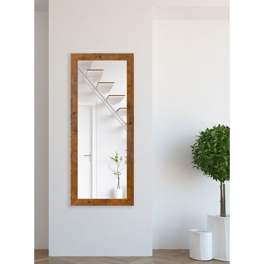 Lundeen Mirror Andover Mills™ Size: 70.5" H x 32" W Finish: Light Walnut