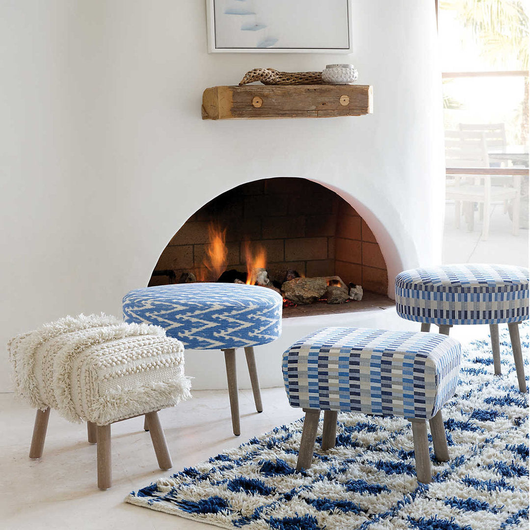 Noma Indigo Handwoven Wool Rug Dash and Albert Rugs Rug Size: Rectangle 5' x 8'