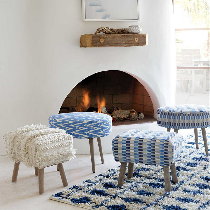 Noma Indigo Handwoven Wool Rug Dash and Albert Rugs Rug Size: Rectangle 5' x 8'