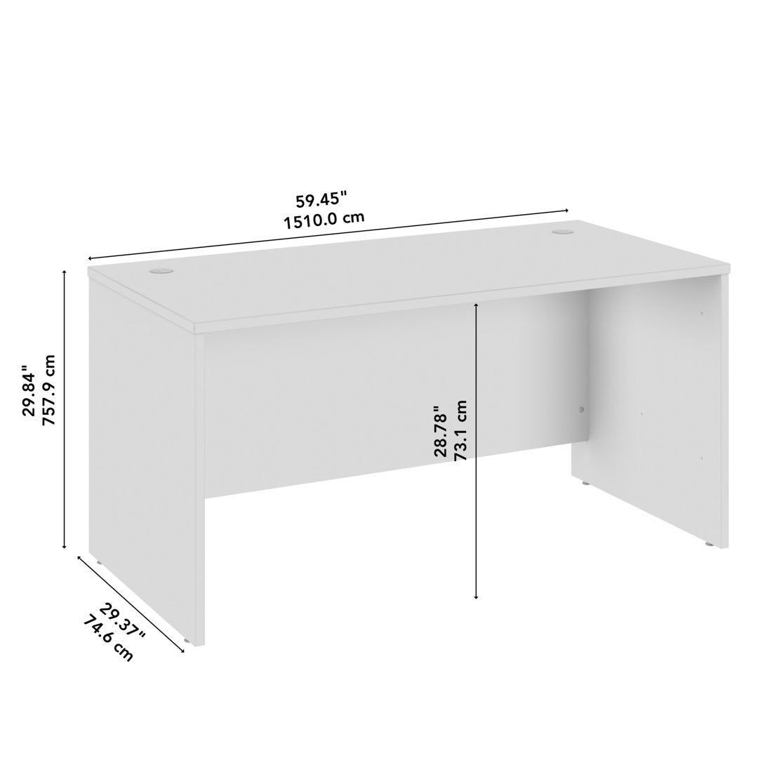 Arrive 60W x 30D Desk Shell Bush Business Furniture
