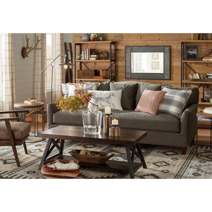 Abraxas Solid Wood Frame End Table Sand & Stable™