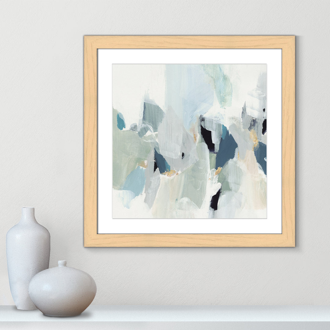 Little Talks II by Isabelle Z - Picture Frame Print on Canvas Casa Fine Arts Size: 25" H x 25" W x 1.25" D Format: Natural Picture Framed Paper