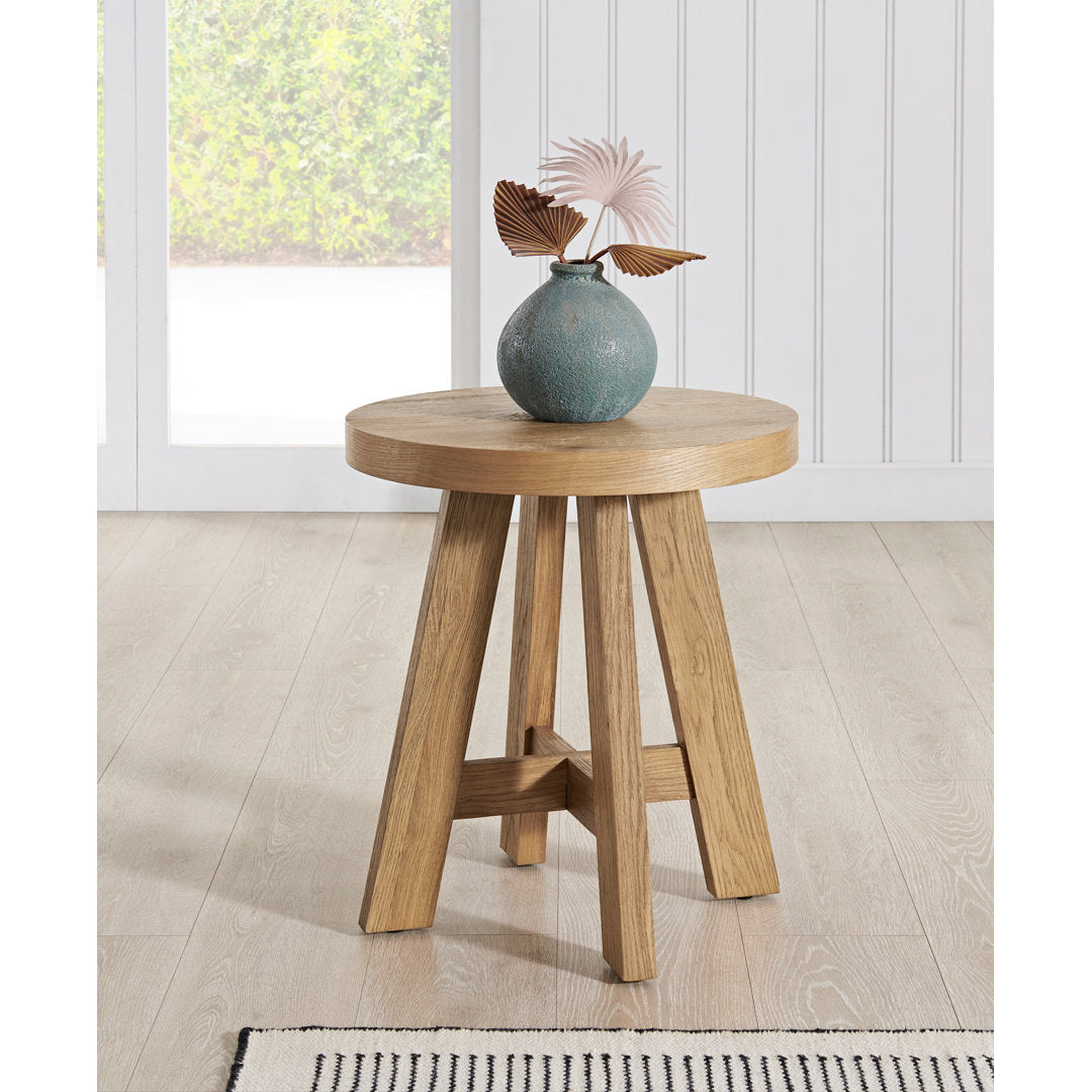 Wiese 22'' tall End Table The Twillery Co.® Color: Prairie Oak