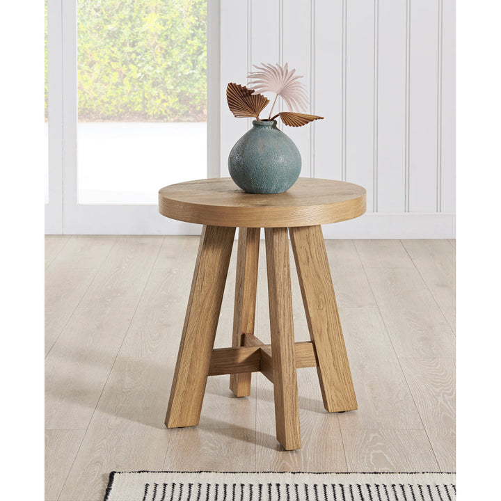 Wiese 22'' tall End Table The Twillery Co.® Color: Prairie Oak