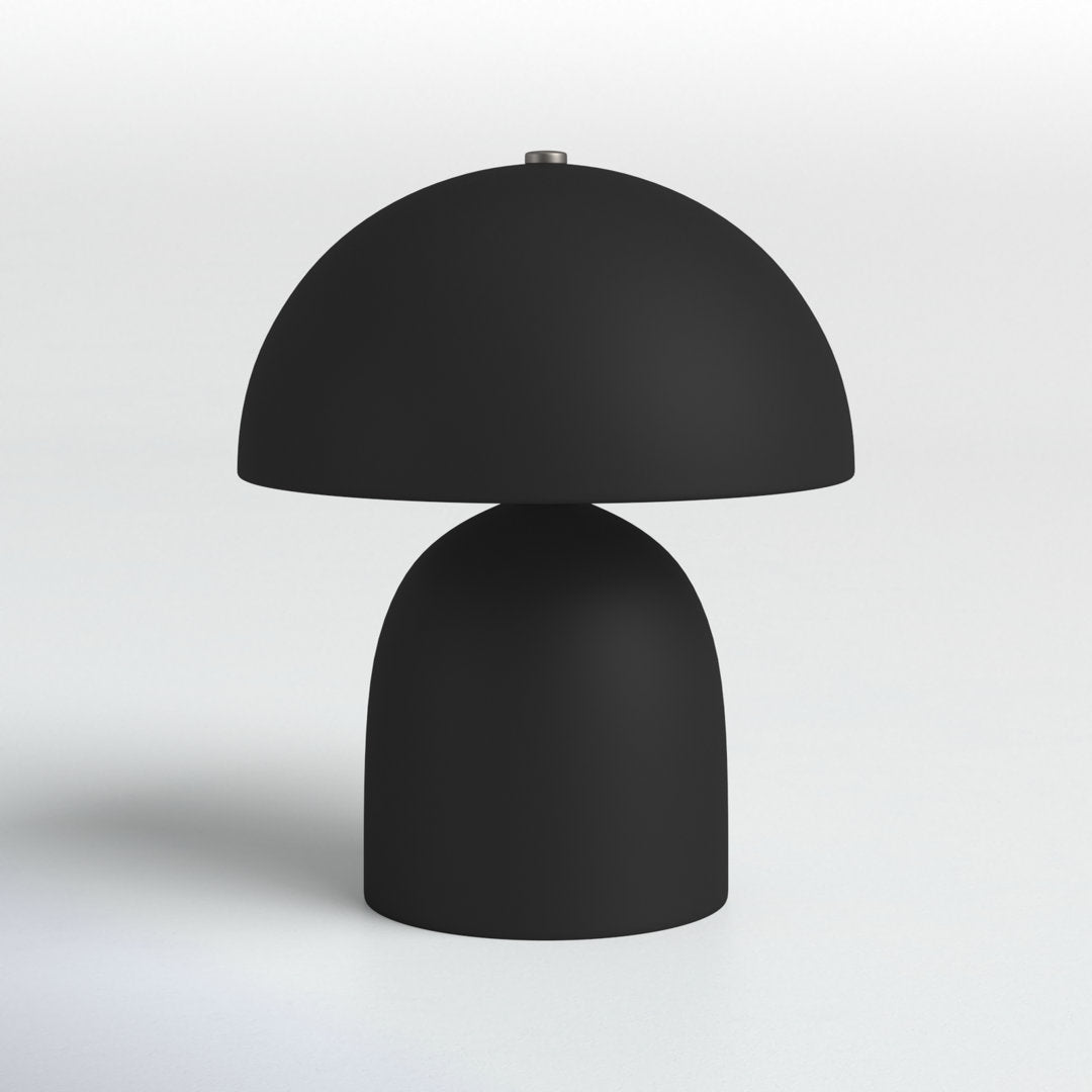 Percy Ceramic Table Lamp AllModern Base Finish: Carbon Matte Black