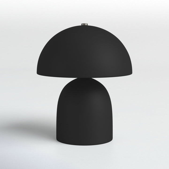 Percy Ceramic Table Lamp AllModern Base Finish: Carbon Matte Black
