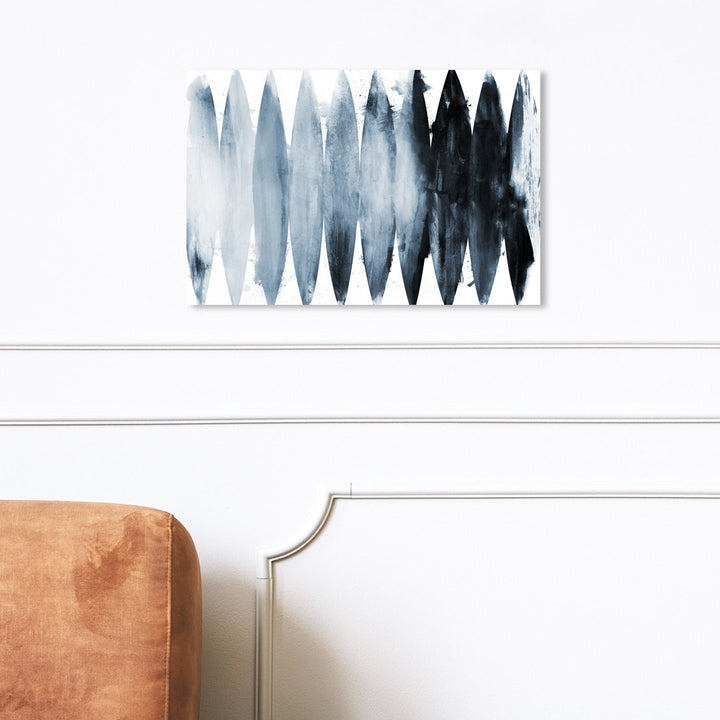 Abstract Paradise Found Muted - Painting Print on Canvas Art Remedy Size: 24" H x 36" W x 1.5" D Format: Wrapped Canvas