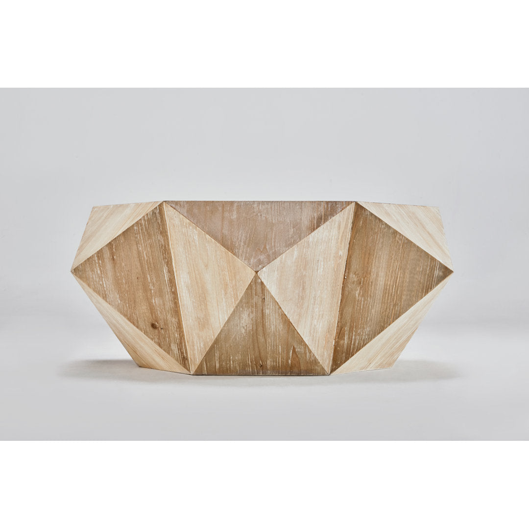 Raymundo Solid Wood Pedestal Coffee Table George Oliver