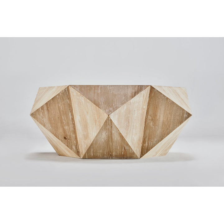 Raymundo Solid Wood Pedestal Coffee Table George Oliver