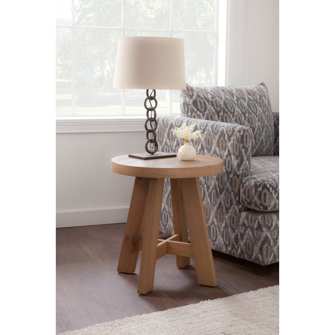Wiese 22'' tall End Table The Twillery Co.® Color: Prairie Oak