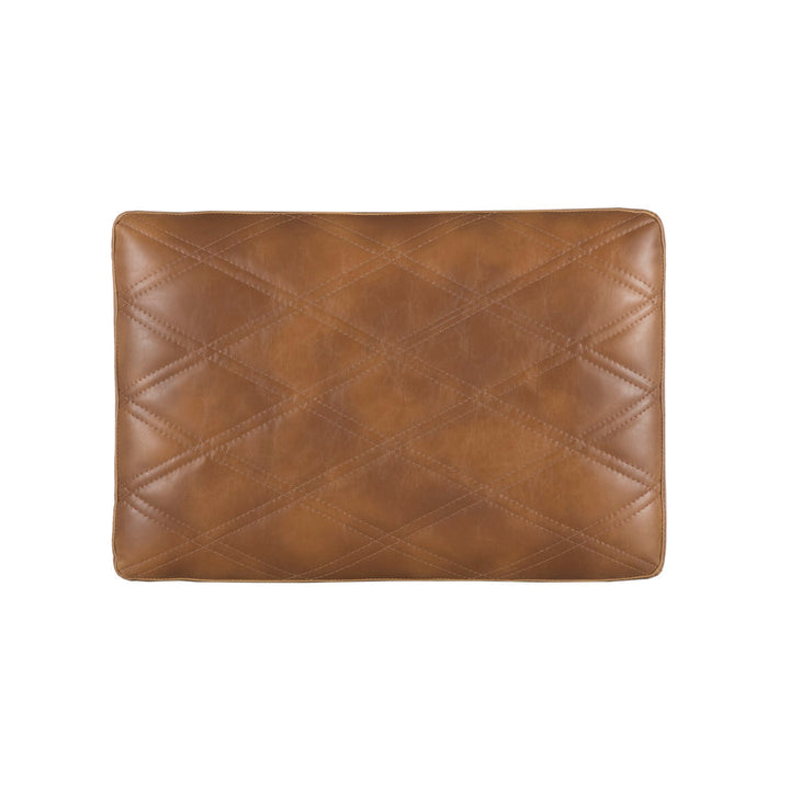 Gagliano Accent Stool Gracie Oaks Upholstery: Tobacco Tan