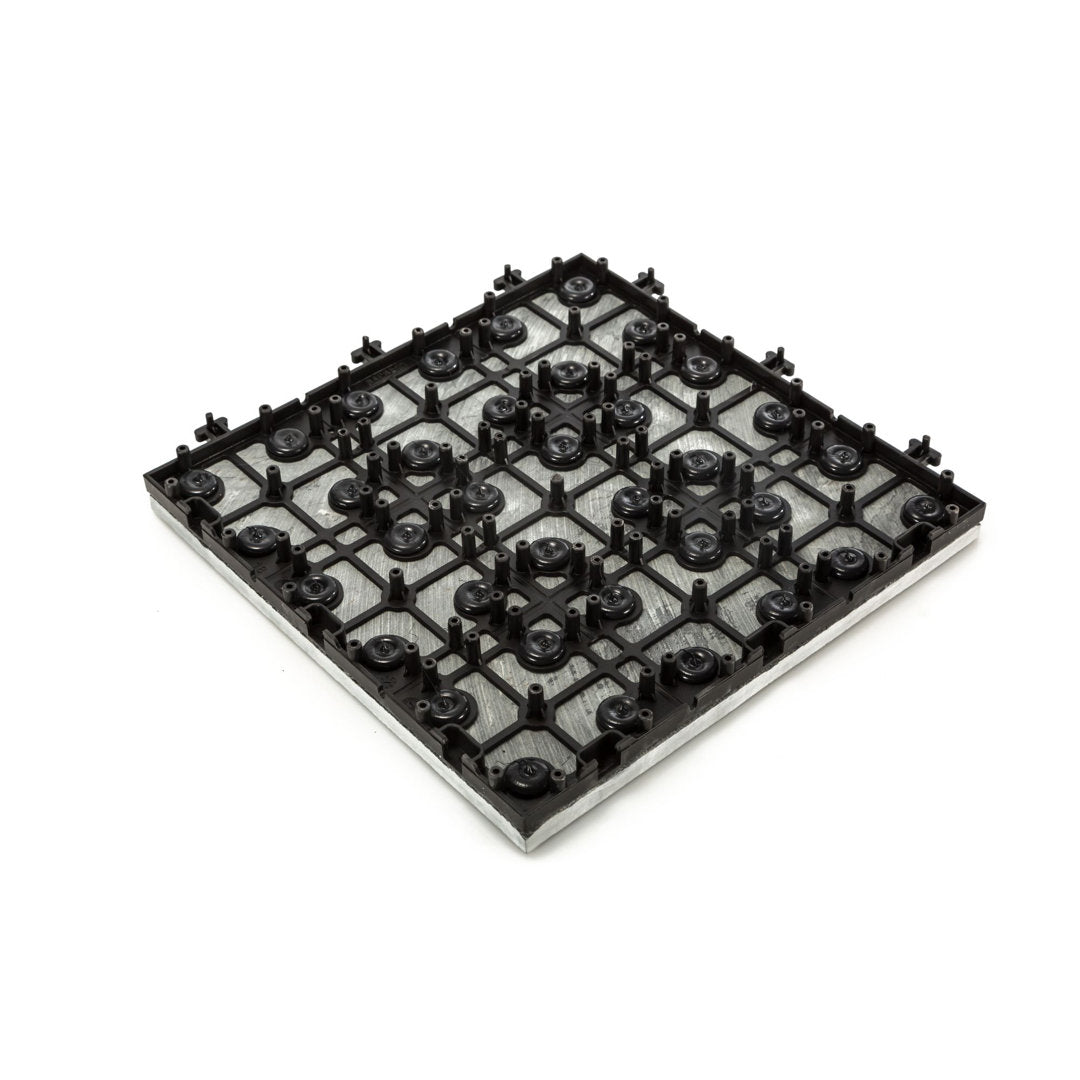 Courtyard 11.8" x 11.8" Stone Interlocking Deck Tiles in Gray Courtyard Casual Furniture