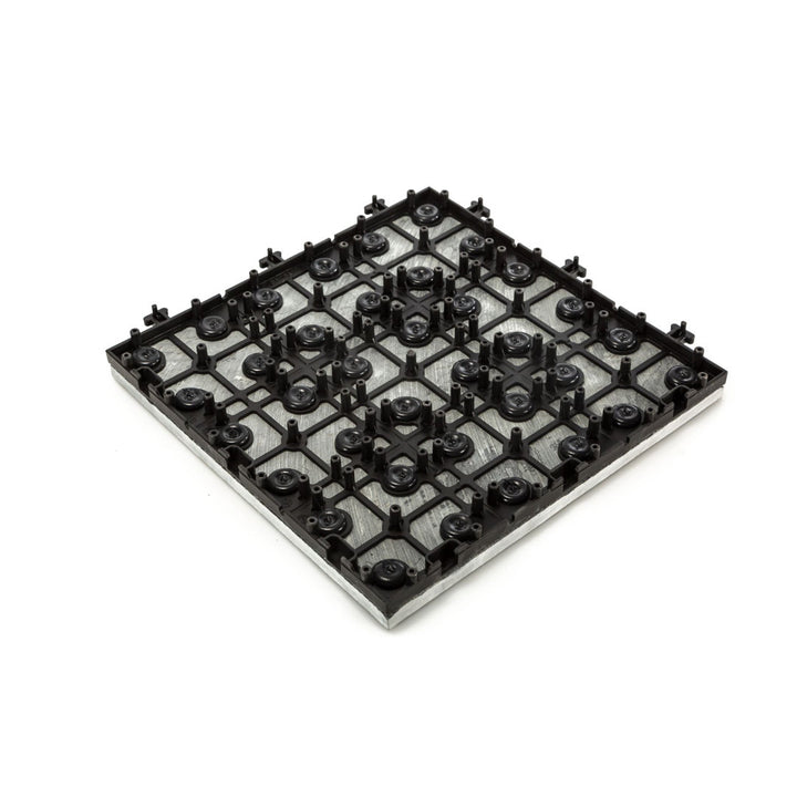 Courtyard 11.8" x 11.8" Stone Interlocking Deck Tiles in Gray Courtyard Casual Furniture