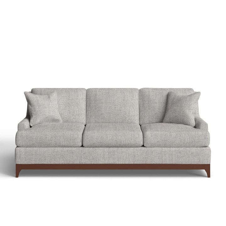 Madelyn 89" Recessed Arm Sofa Wayfair Custom Upholstery™ Fabric: Cast Silver Sunbrella®