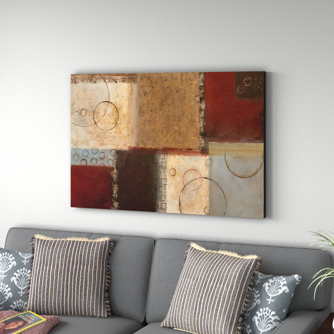 Seasons Go Round II - Wrapped Canvas Graphic Art Andover Mills™ Size: 32" H x 48" W x 1.5" D