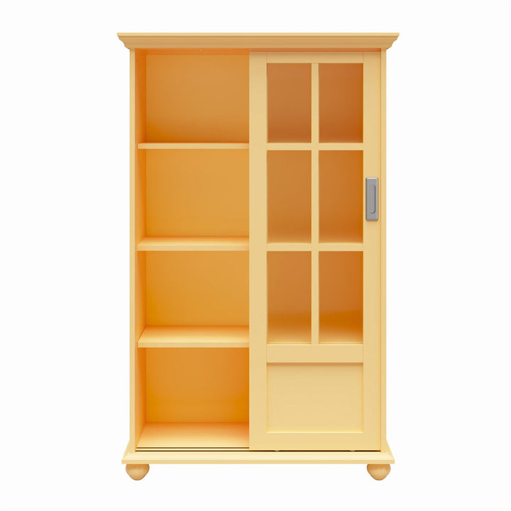 51" H x 31.75" W Standard Bookcase Andover Mills™ Color: Pale Yellow