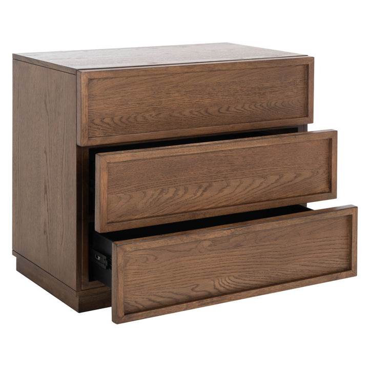 Hudson 3 - Drawer Dresser Joss & Main Color: Medium Oak