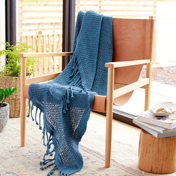 Duien Cotton Throw Birch Lane™ Color: Slate