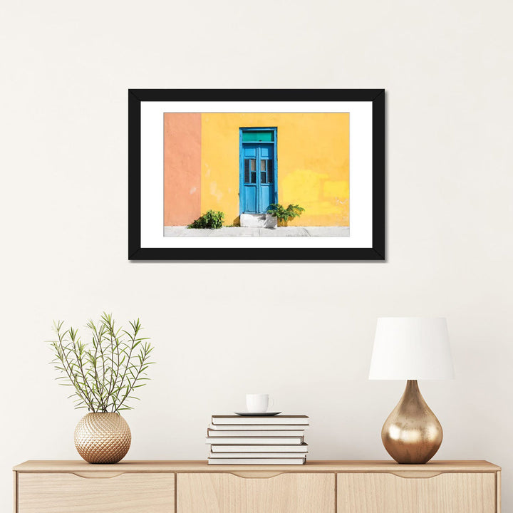 Colorful Street Wall' by Philippe Hugonnard - Gallery-Wrapped Canvas Giclée on Canvas East Urban Home Mat Color: White Size: 16" H x 24" W x 1" D Format: Black Framed Fine Art Paper